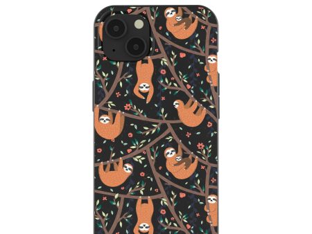 Black Jungle Sloths iPhone 13 Case For Cheap