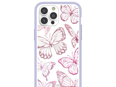 Clear Butterfly Effect iPhone 14 Pro Max Case With Lavender Ridge Fashion