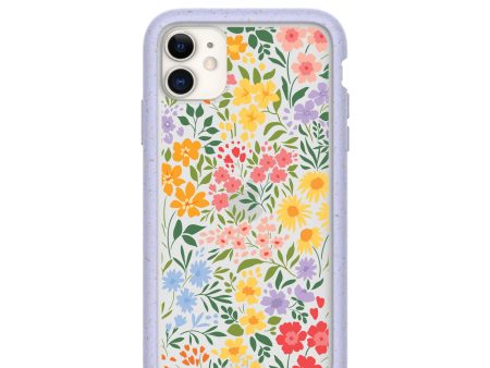 Clear Blooming Wild iPhone 11 Case With Lavender Ridge Online now