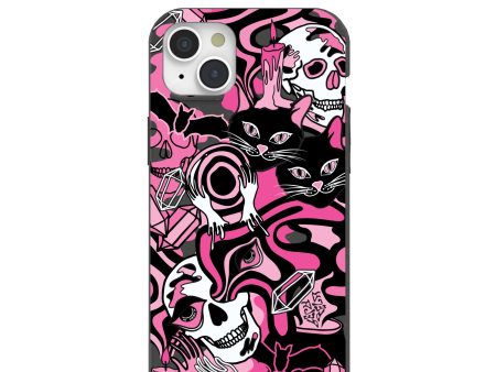 Black Spellbound Ghouls iPhone 15 Plus Case For Sale