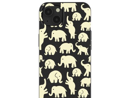 Black Little Elephants iPhone 13 Case For Cheap