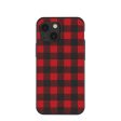 Black Flannel iPhone 13 Mini Case Fashion