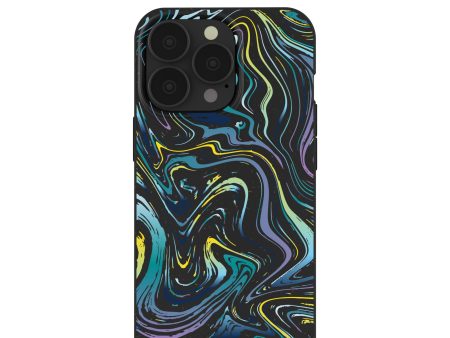 Black Space Waves iPhone 13 Pro Case For Discount