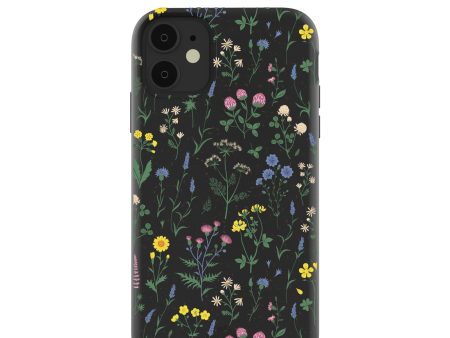 Black Shadow Blooms iPhone 11 Case Cheap