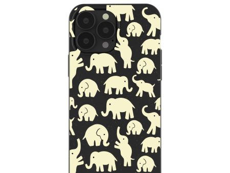 Black Little Elephants iPhone 13 Pro Max Case Online now