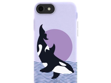 Lavender Orca iPhone 6 6s 7 8 SE Case Hot on Sale