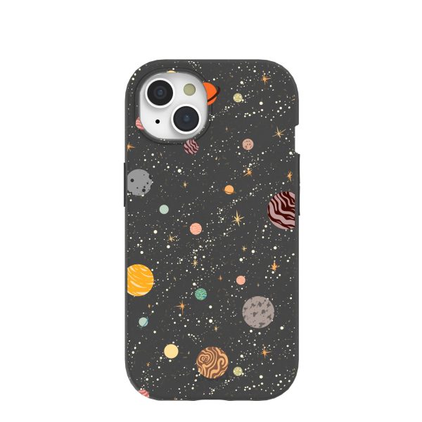 Black Galactic Glow iPhone 15 Case For Sale