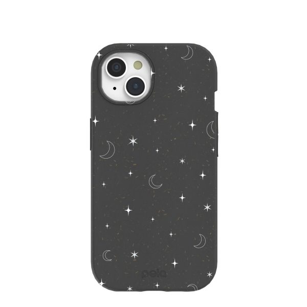 Black Quiet Stars iPhone 15 Case For Sale