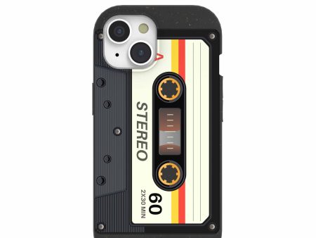 Black Cassette iPhone 15 Case Online