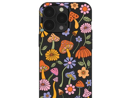 Black Midnight Shrooms iPhone 13 Pro Case Supply