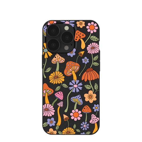 Black Midnight Shrooms iPhone 13 Pro Case Supply