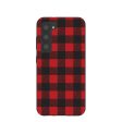 Black Flannel Samsung Galaxy S23 Case For Cheap