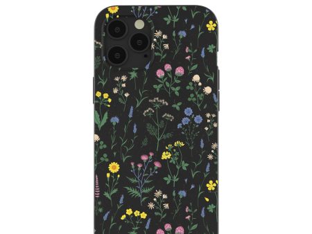 Black Shadow Blooms iPhone 12 Pro Max Case on Sale