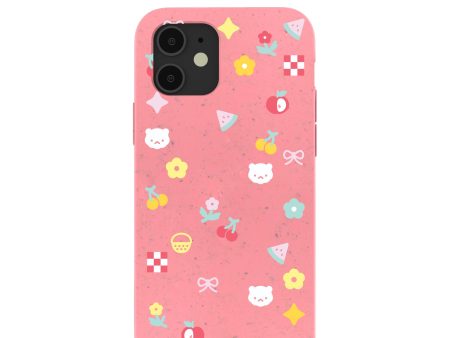 Bubblegum Pink Pretty Picnic iPhone 12  iPhone 12 Pro Case Hot on Sale