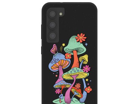 Black Magical Forest Samsung Galaxy S23 Case Cheap