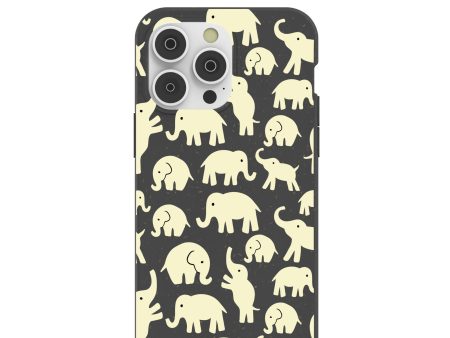 Black Little Elephants iPhone 14 Pro Max Case Hot on Sale