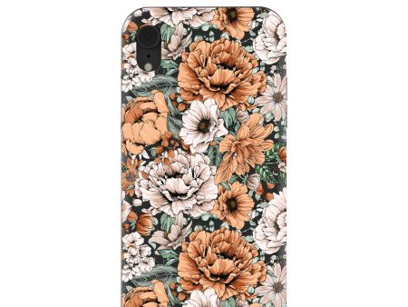 Black Peachy Peonies iPhone XR Case Online