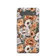 Black Peachy Peonies Google Pixel 6a Case Online Hot Sale