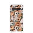 Black Peachy Peonies Google Pixel 7 Case Online Sale