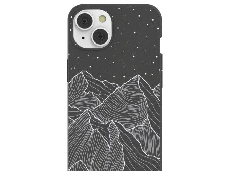 Black Night Panorama iPhone 14 Case Online now