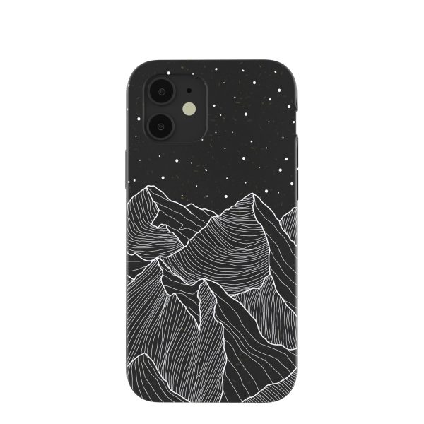 Black Night Panorama iPhone 12  iPhone 12 Pro Case on Sale