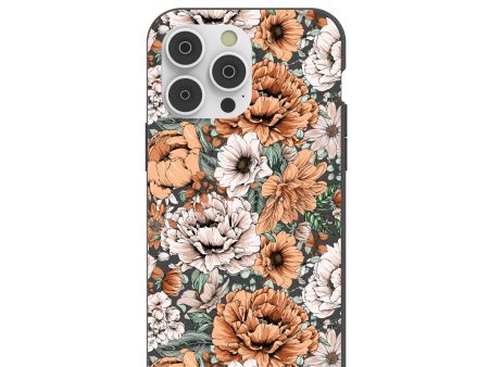 Black Peachy Peonies iPhone 14 Pro Max Case Discount